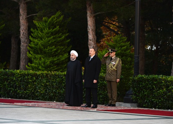 İran Prezidenti Həsən Ruhaninin rəsmi qarşılanma mərasimi olub (FOTO)