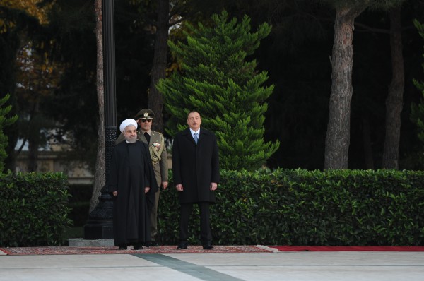 İran Prezidenti Həsən Ruhaninin rəsmi qarşılanma mərasimi olub (FOTO)