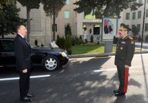 Prezident İlham Əliyev Şəmkirdə təmas xəttindəki vəziyyətlə bağlı operativ müşavirə keçirib (FOTO)