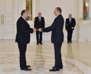 Prezident İlham Əliyev İordaniyanın Azərbaycanda yeni təyin olunmuş səfirini qəbul edib (FOTO)