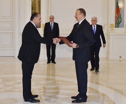 Prezident İlham Əliyev İordaniyanın Azərbaycanda yeni təyin olunmuş səfirini qəbul edib (FOTO)