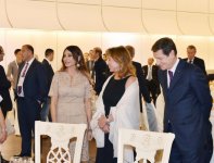 Prezidenti İlham Əliyev və xanımı Avropa Olimpiya Komitəsinin 43-cü Baş Assambleyasının iştirakçılarının şərəfinə verilən ziyafətdə iştirak ediblər (FOTO)