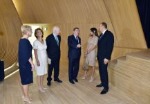 Prezidenti İlham Əliyev və xanımı Avropa Olimpiya Komitəsinin 43-cü Baş Assambleyasının iştirakçılarının şərəfinə verilən ziyafətdə iştirak ediblər (FOTO)