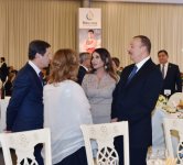 Prezidenti İlham Əliyev və xanımı Avropa Olimpiya Komitəsinin 43-cü Baş Assambleyasının iştirakçılarının şərəfinə verilən ziyafətdə iştirak ediblər (FOTO)