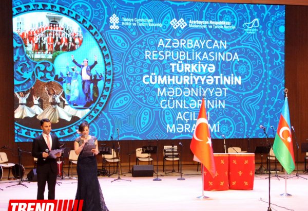 Bakıda Türkiyə Mədəniyyəti Günlərinin açılış mərasimi keçirilib (FOTO)