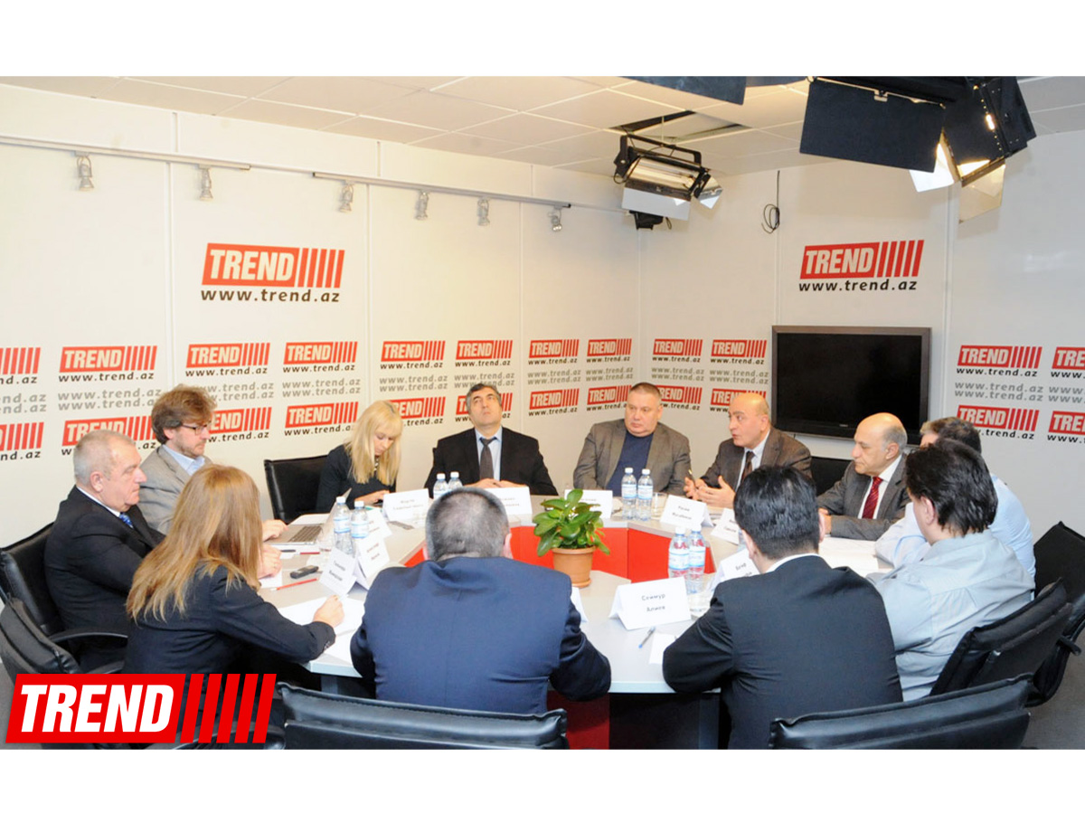 Trend-də "Postsovet məkanı: müasir böhranların və münaqişələrin mədəni aspektləri" mövzusunda "dəyirmi masa" keçirilib (FOTO)