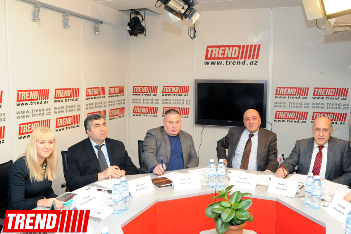 Trend-də "Postsovet məkanı: müasir böhranların və münaqişələrin mədəni aspektləri" mövzusunda "dəyirmi masa" keçirilib (FOTO)