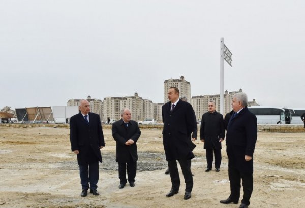Prezident İlham Əliyev birinci Avropa Oyunlarına hazırlıq işlərinin gedişi ilə tanış olub (FOTO)