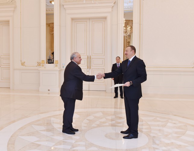 İlham Əliyev bir sıra ölkələrin səfirlərinin etimadnaməsini qəbul edib (ƏLAVƏ OLUNUB) (FOTO)
