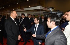 Prezident İlham Əliyev "Bakutel-2014" sərgisinin rəsmi açılışında iştirak edib  (FOTO)