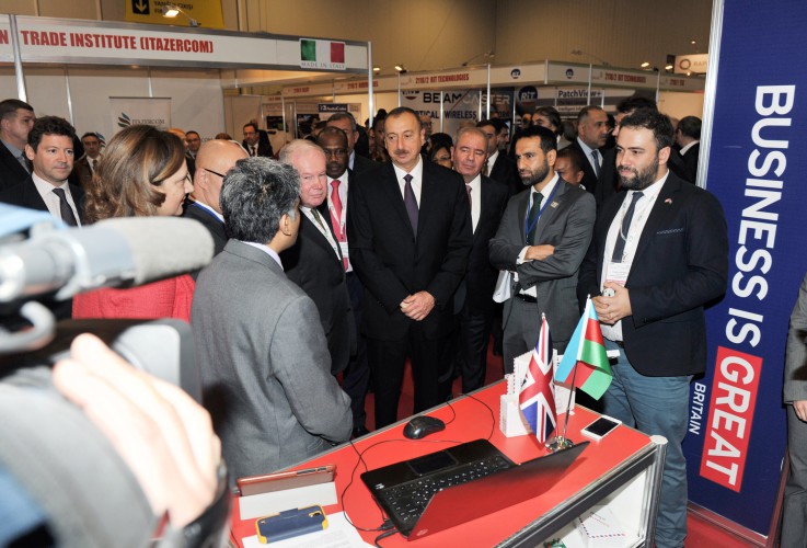 Prezident İlham Əliyev "Bakutel-2014" sərgisinin rəsmi açılışında iştirak edib  (FOTO)