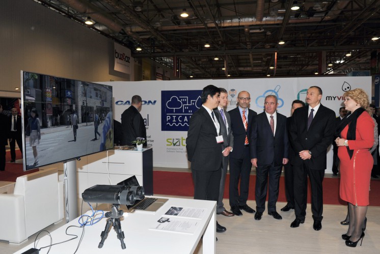 Prezident İlham Əliyev "Bakutel-2014" sərgisinin rəsmi açılışında iştirak edib  (FOTO)