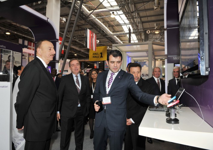 Prezident İlham Əliyev "Bakutel-2014" sərgisinin rəsmi açılışında iştirak edib  (FOTO)