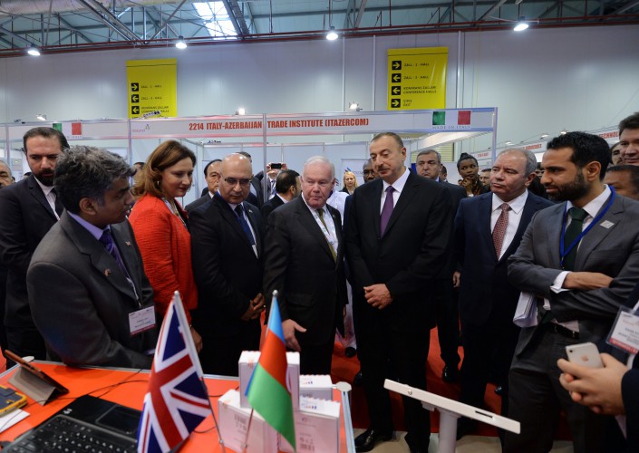 Prezident İlham Əliyev "Bakutel-2014" sərgisinin rəsmi açılışında iştirak edib  (FOTO)