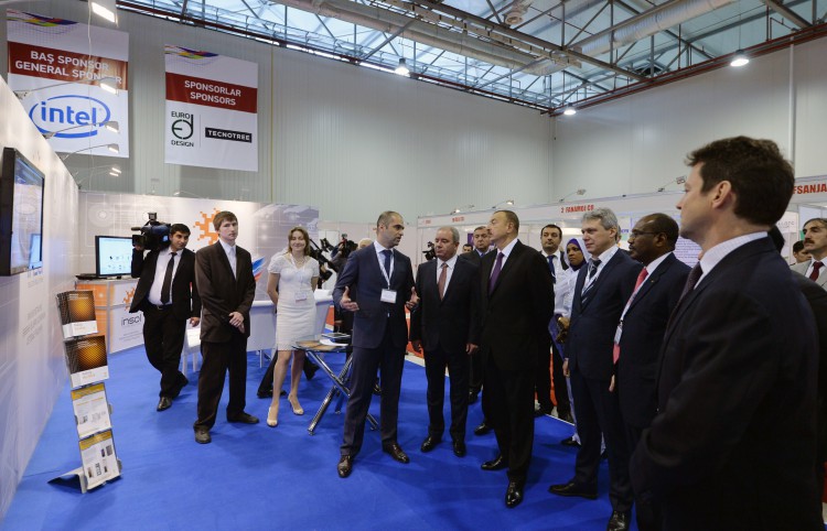 Prezident İlham Əliyev "Bakutel-2014" sərgisinin rəsmi açılışında iştirak edib  (FOTO)