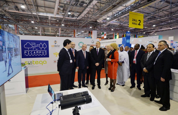 Prezident İlham Əliyev "Bakutel-2014" sərgisinin rəsmi açılışında iştirak edib  (FOTO)