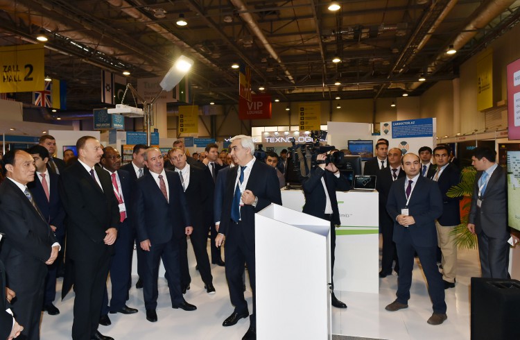 Prezident İlham Əliyev "Bakutel-2014" sərgisinin rəsmi açılışında iştirak edib  (FOTO)