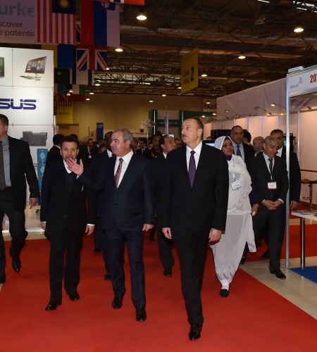 Prezident İlham Əliyev "Bakutel-2014" sərgisinin rəsmi açılışında iştirak edib  (FOTO)