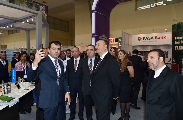 Prezident İlham Əliyev "Bakutel-2014" sərgisinin rəsmi açılışında iştirak edib  (FOTO)