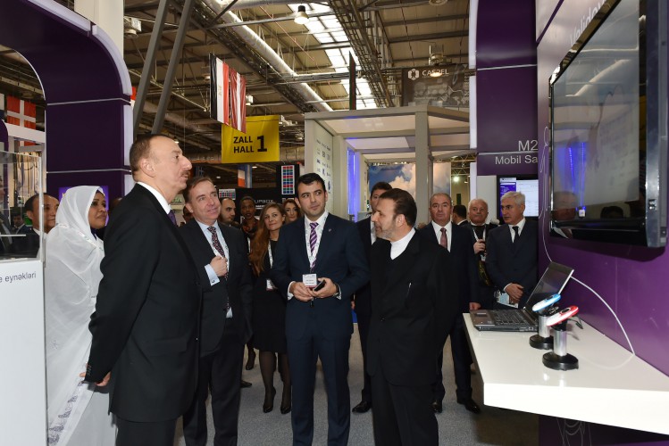 Prezident İlham Əliyev "Bakutel-2014" sərgisinin rəsmi açılışında iştirak edib  (FOTO)