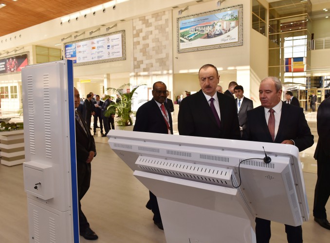 Prezident İlham Əliyev "Bakutel-2014" sərgisinin rəsmi açılışında iştirak edib  (FOTO)