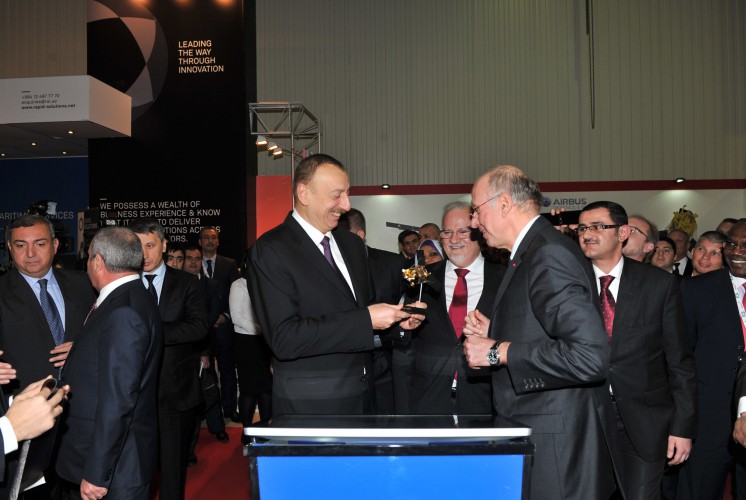 Prezident İlham Əliyev "Bakutel-2014" sərgisinin rəsmi açılışında iştirak edib  (FOTO)
