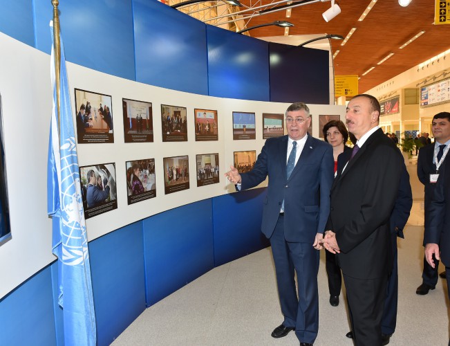 Prezident İlham Əliyev "Bakutel-2014" sərgisinin rəsmi açılışında iştirak edib  (FOTO)