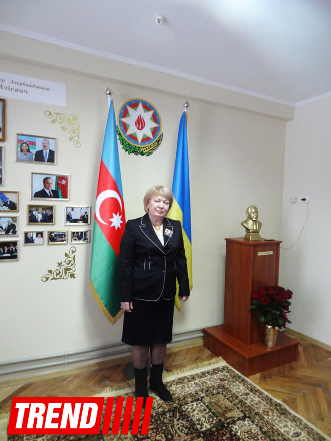 Ukraynanın Truskavets şəhərində ümummilli lider Heydər Əliyevə həsr olunan guşə yaradılıb (FOTO)