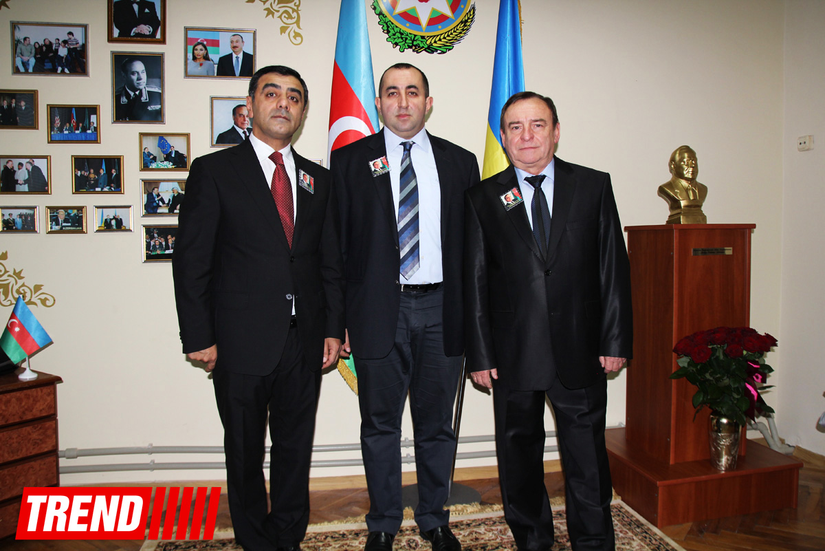 Ukraynanın Truskavets şəhərində ümummilli lider Heydər Əliyevə həsr olunan guşə yaradılıb (FOTO)