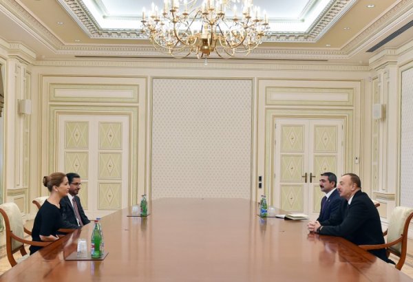 Azərbaycan Prezidenti İlham Əliyev Beynəlxalq Atçılıq Federasiyasının prezidentini qəbul edib