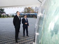 Prezident İlham Əliyev Sabirabad şəhərinə içməli suyun verilməsi mərasimində iştirak edib  (FOTO)