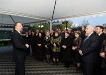 Prezident İlham Əliyev Sabirabad şəhərinə içməli suyun verilməsi mərasimində iştirak edib  (FOTO)