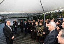 Prezident İlham Əliyev Sabirabad şəhərinə içməli suyun verilməsi mərasimində iştirak edib  (FOTO)