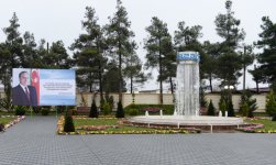 Prezident İlham Əliyev Sabirabad şəhərinə içməli suyun verilməsi mərasimində iştirak edib  (FOTO)
