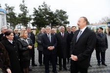 Prezident İlham Əliyev Sabirabad şəhərinə içməli suyun verilməsi mərasimində iştirak edib  (FOTO)