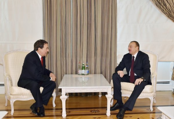 Prezident İlham Əliyev Sosialist İnternasionalının baş katibini qəbul edib