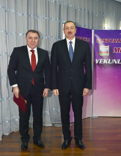 Prezident İlham Əliyev: Azərbaycanın idman uğurları 2015-ci ildə də təmin olunacaq (FOTO)