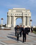 Leyla Əliyeva və rusiyalı qonaqlar Gəncədə olublar (FOTO)