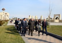 Leyla Əliyeva və rusiyalı qonaqlar Gəncədə olublar (FOTO)