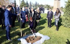 Leyla Əliyeva və rusiyalı qonaqlar Gəncədə olublar (FOTO)