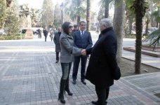 Leyla Əliyeva və rusiyalı qonaqlar Gəncədə olublar (FOTO)