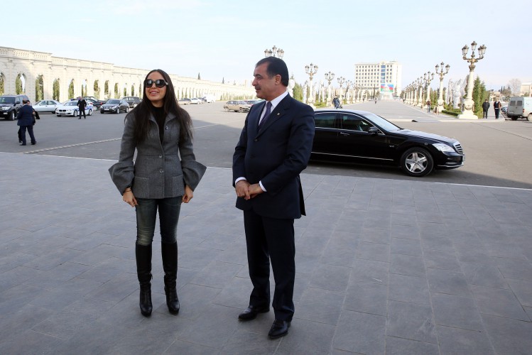 Leyla Əliyeva və rusiyalı qonaqlar Gəncədə olublar (FOTO)