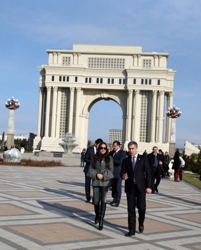 Leyla Əliyeva və rusiyalı qonaqlar Gəncədə olublar (FOTO)
