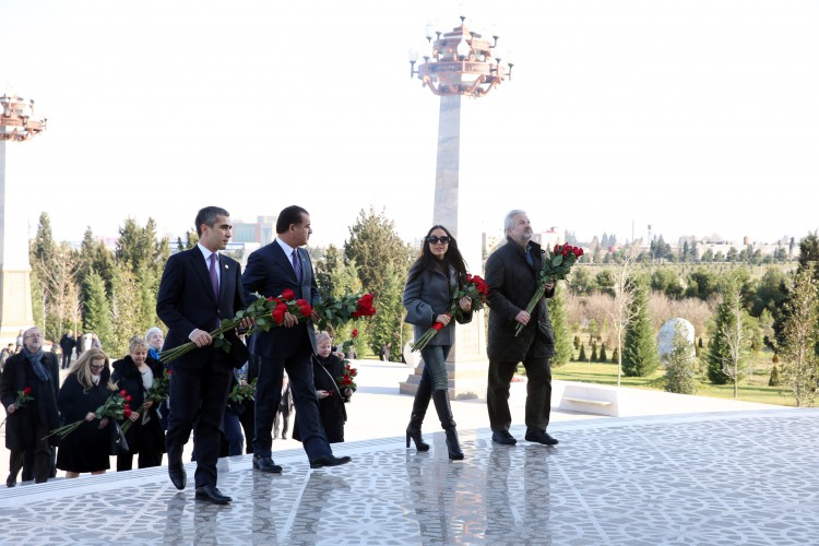 Leyla Əliyeva və rusiyalı qonaqlar Gəncədə olublar (FOTO)