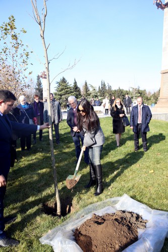 Leyla Əliyeva və rusiyalı qonaqlar Gəncədə olublar (FOTO)