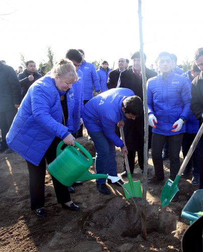 Leyla Əliyeva və rusiyalı qonaqlar Gəncədə olublar (FOTO)