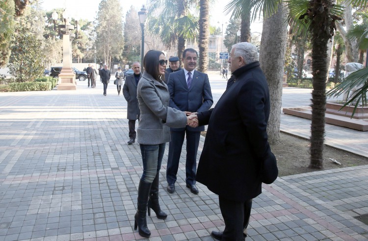 Leyla Əliyeva və rusiyalı qonaqlar Gəncədə olublar (FOTO)