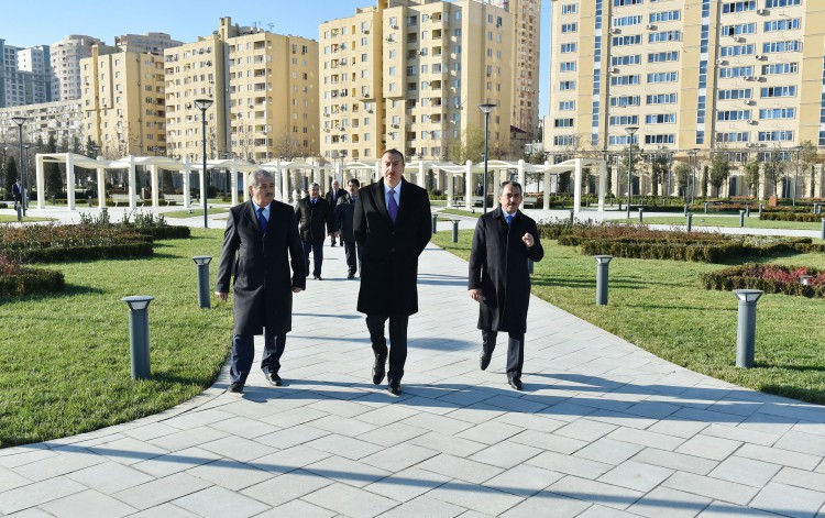 Prezident İlham Əliyev “Yasamal” parkının açılışında iştirak edib (FOTO)