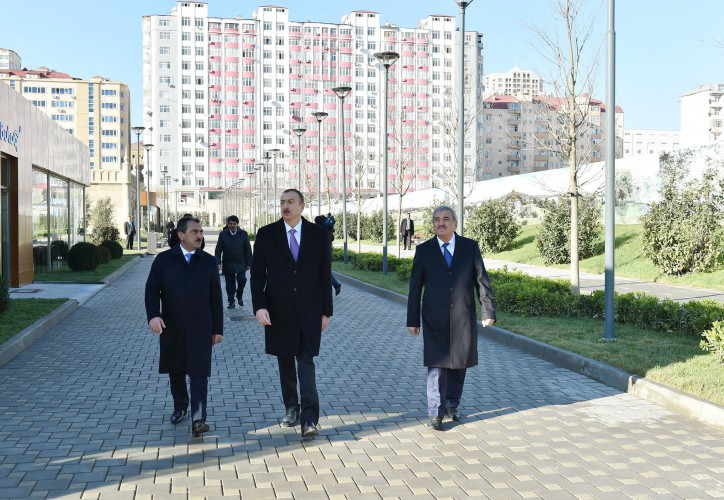 Prezident İlham Əliyev “Yasamal” parkının açılışında iştirak edib (FOTO)