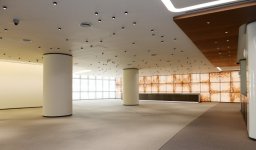 Prezident İlham Əliyev və xanımı Bakı Olimpiya Stadionunda aparılan işlərin gedişi ilə tanış olublar  (FOTO)